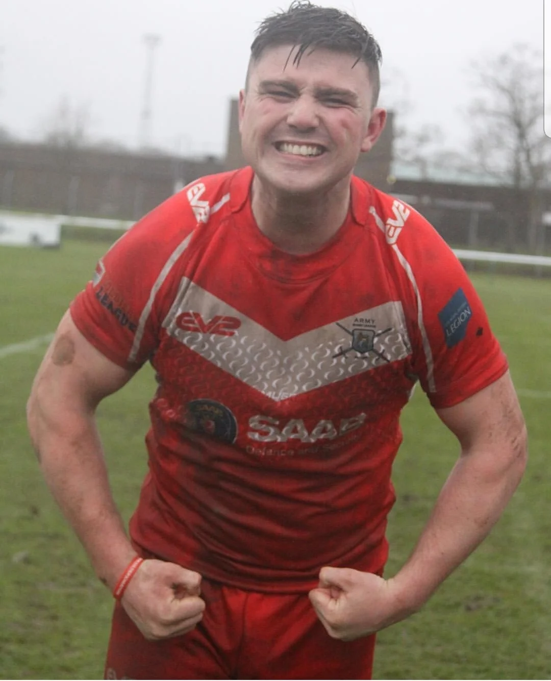 Always plays with a smile on his face, George captained the Army Rugby team