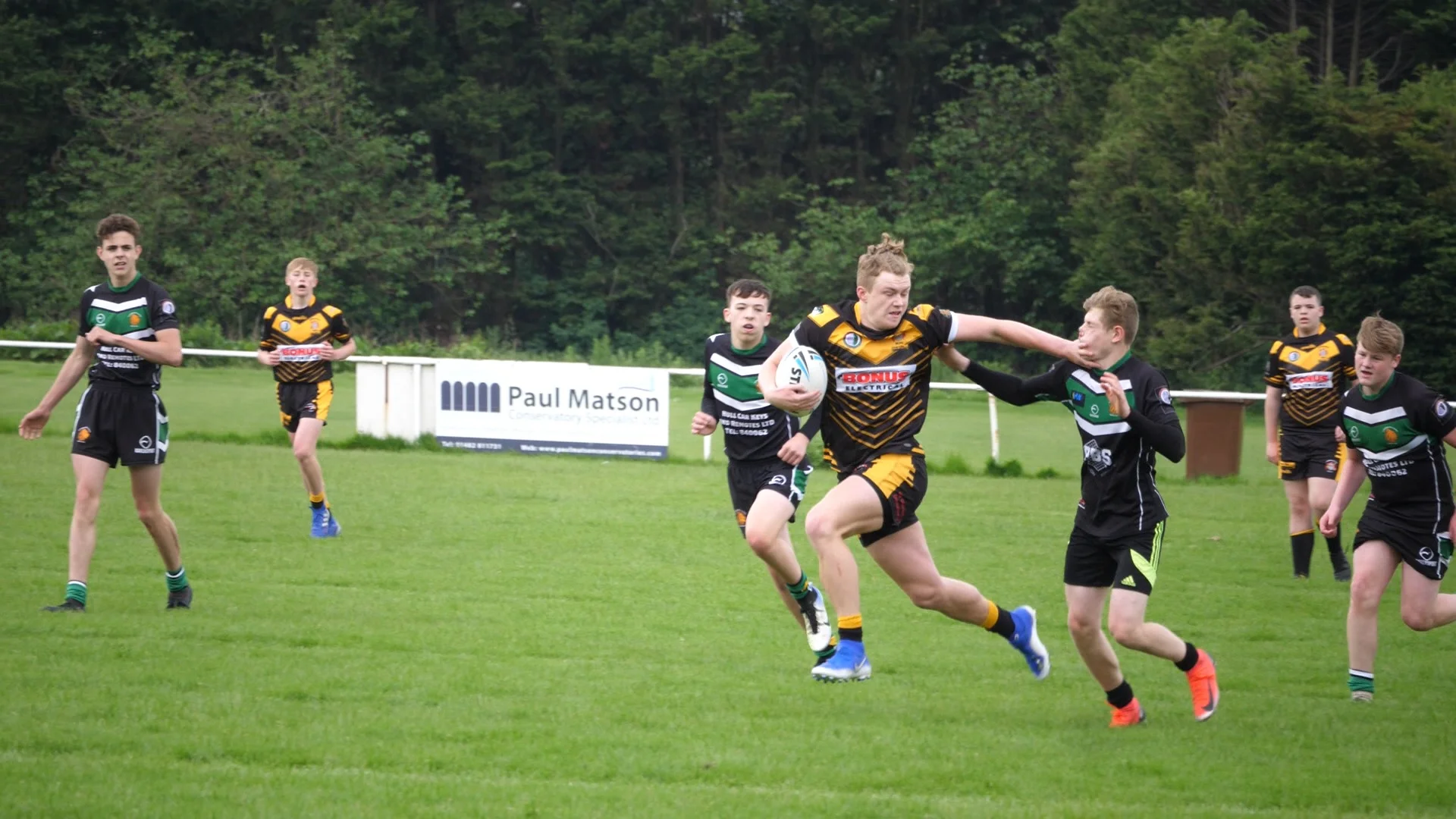 The big ranging back hopes to transition into a full-back later in his career