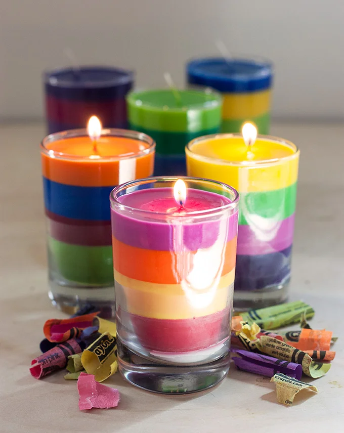 Crayon Candles
