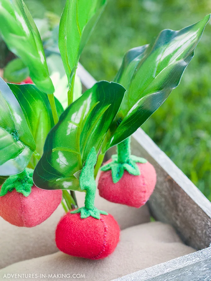 Plantable Felt Tomatoes