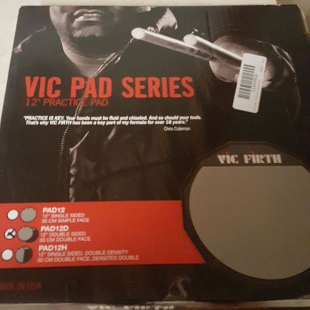 Another item being raffled off at Subterranean's Saint Valentine's Funky Massacree 2. #subtmusic #improvisationwithintent #vicfirthpracticepad
