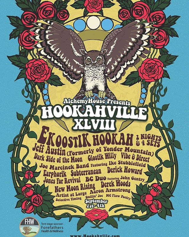 We are stoked to be on this this year's Hookahville lineup. Get your tickets now!!! https://alchemyhousepresents.ticketspice.com/hookahville-2017