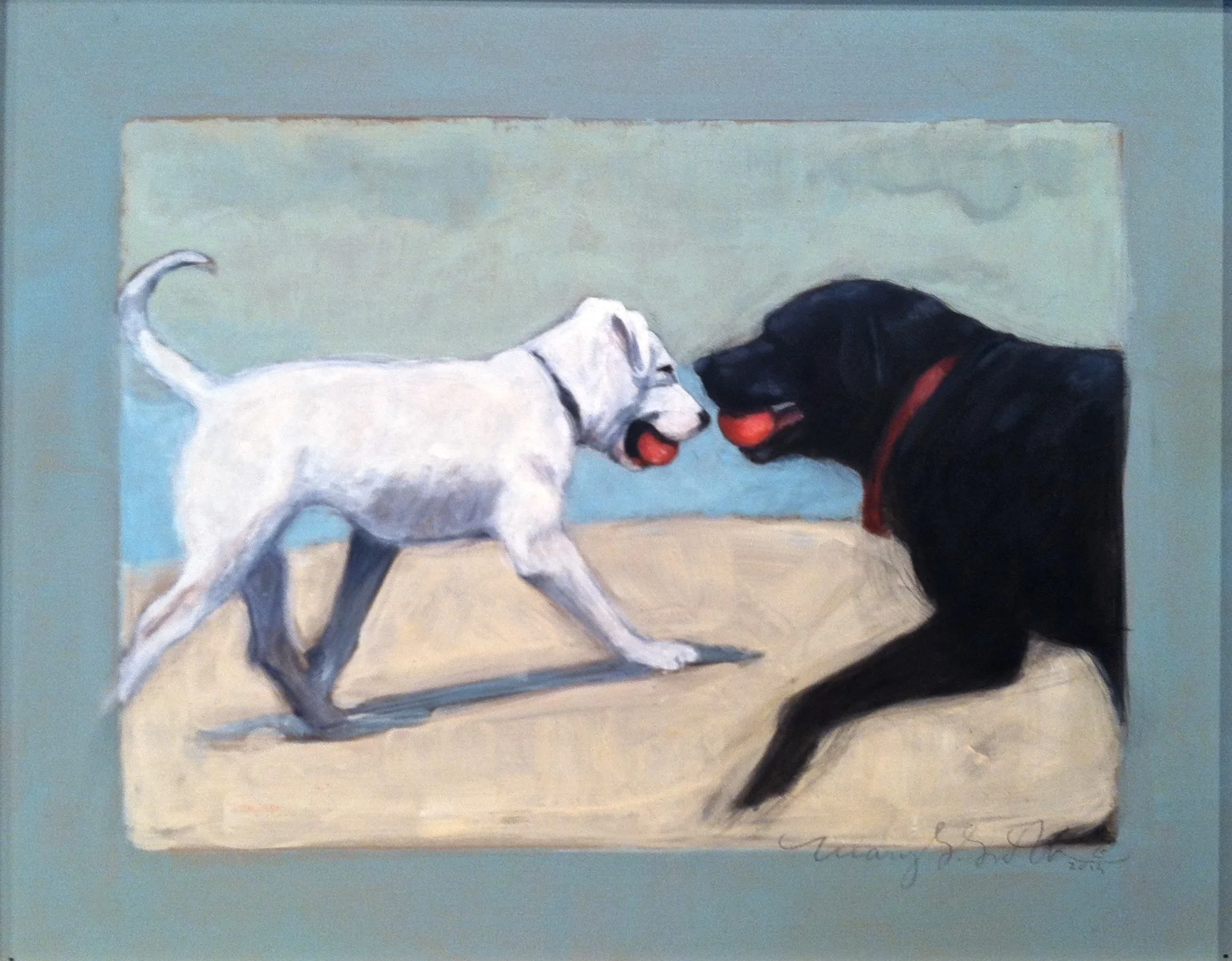 Coronado Beach Dog series:  It's Not Always Black and White