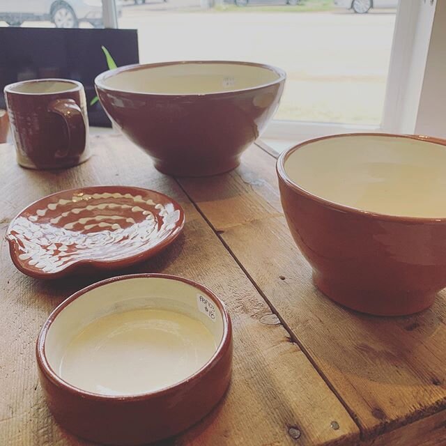 Thrilled to welcome Milwaukee potter, Patricia Blauvelt to PRM!  Stop in and see all of her beautiful earthenware.  #paoliroadmercantile #patriciablauvelt #pottery #discoverpaoli #paoliwi