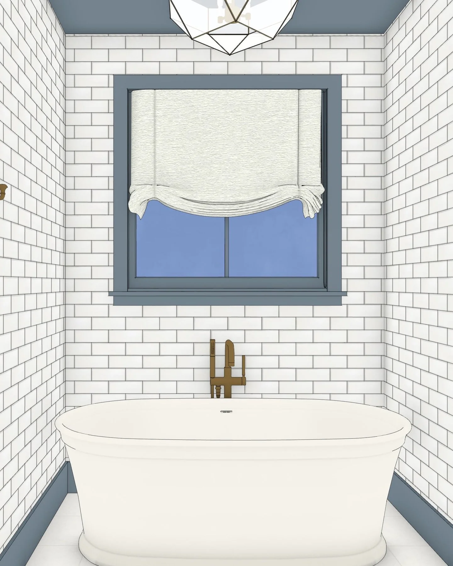 One tub alcove.
 Two options:
⭐️Slab surround = seamless + modern ⭐️Subway tile = classic + textured

This is why remodeling feels overwhelming. Every small decision changes the entire room.

I help you see it before you build it &mdash; so you&rsquo