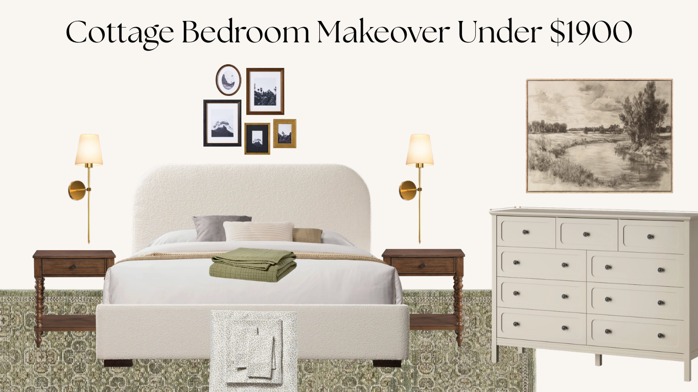 Vintage Cottage Bedroom Makeover 