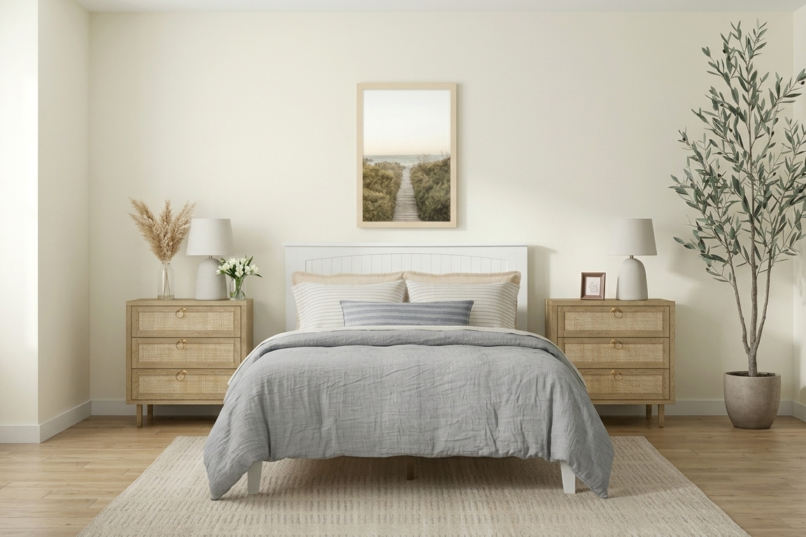 Coastal Bedroom Makeover