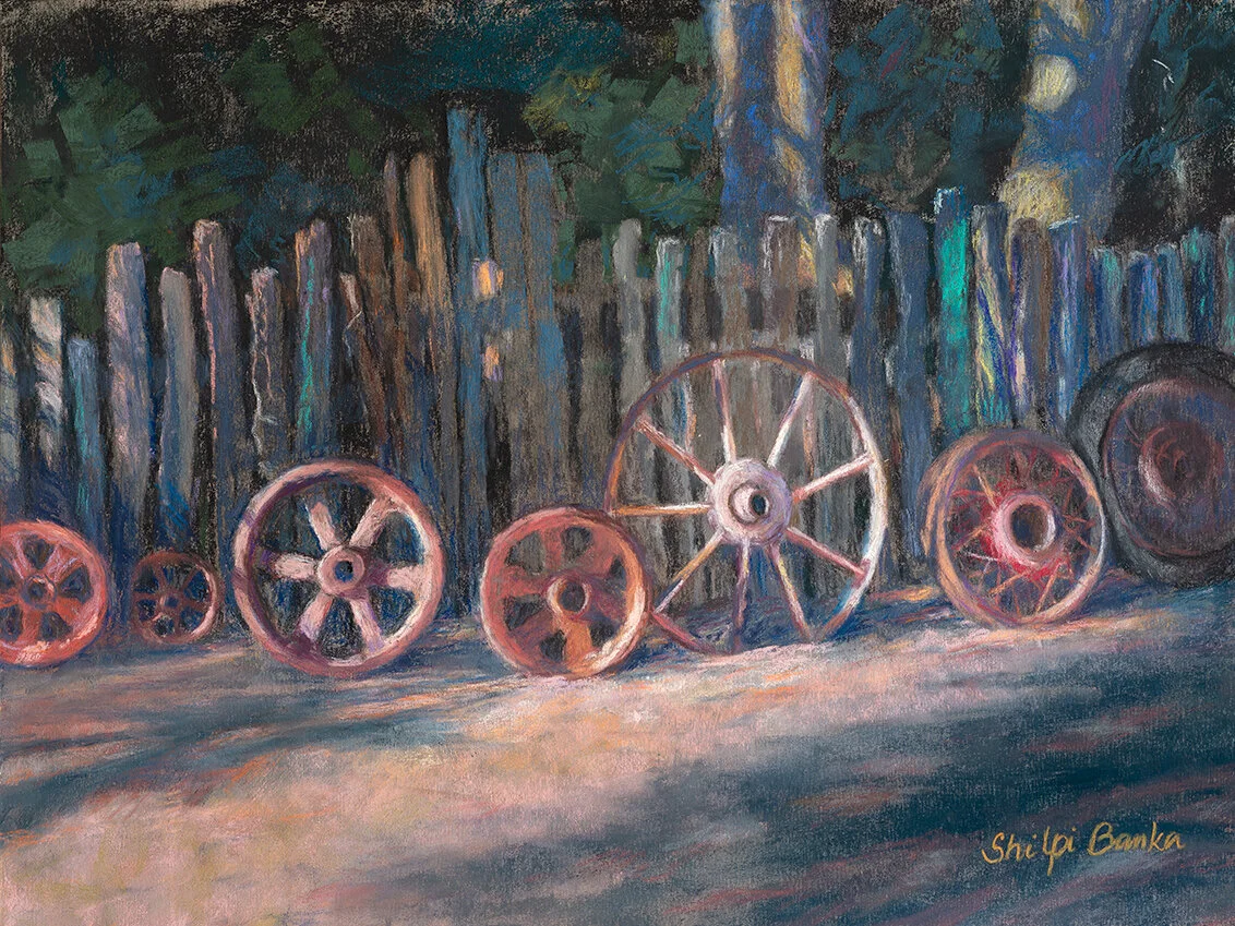 The wheel collector's fence