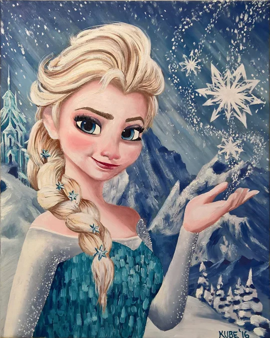 'Elsa' // 2016 // 16" x 24" // Oil on canvas