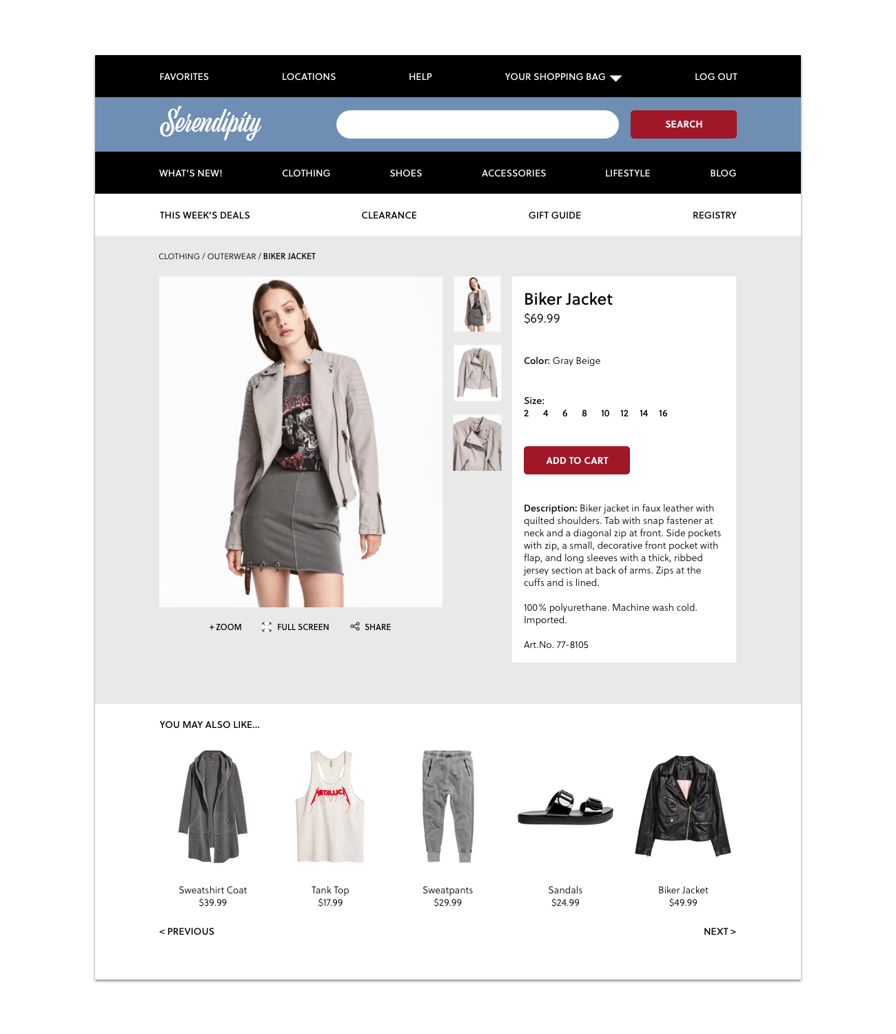 DAY #012: E-COMMERCE SHOP (SINGLE ITEM)Challenge: Design an e-commerce shop.Behind the Design: I wanted to design a product page for a high end clothing brand so I left as much white space as I could in this design, using accent colors of black and …