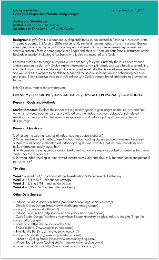 Lyfe Cycle — Kristin Tighe