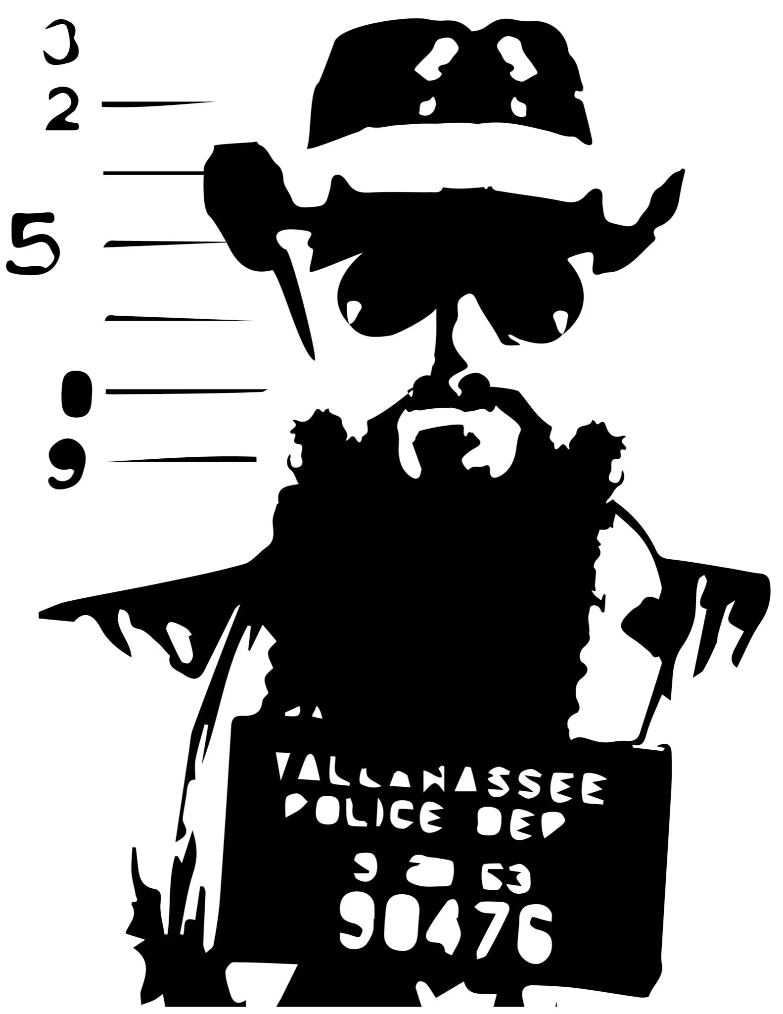Cody Jinks Mugshot Sticker - 3" x 4"
