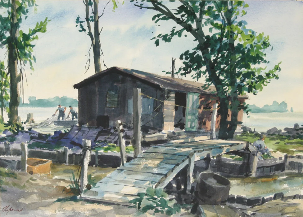 The Foot Bridge by Walter H. Chapman