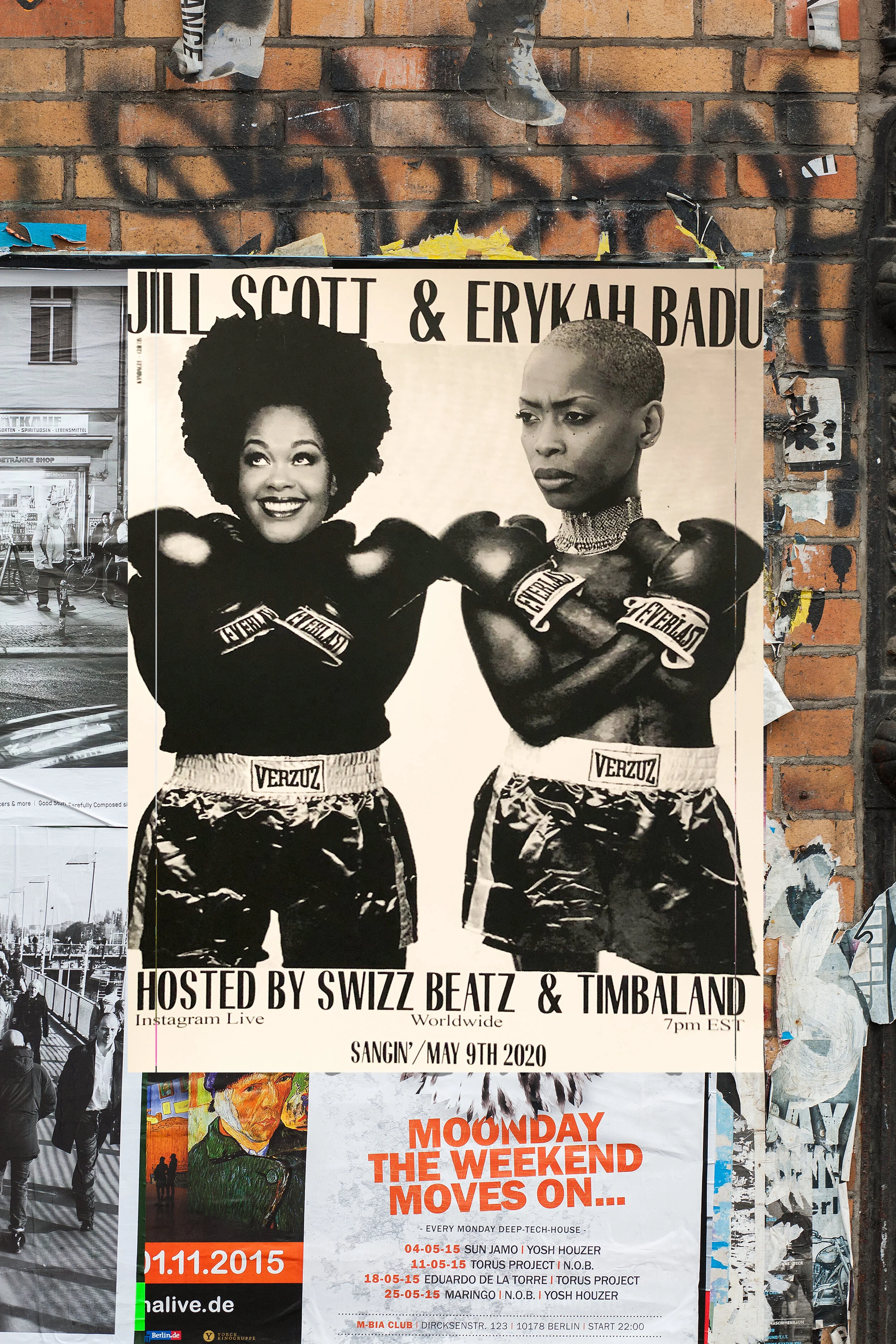 PRINT: Jill + Erykah Concert Poster