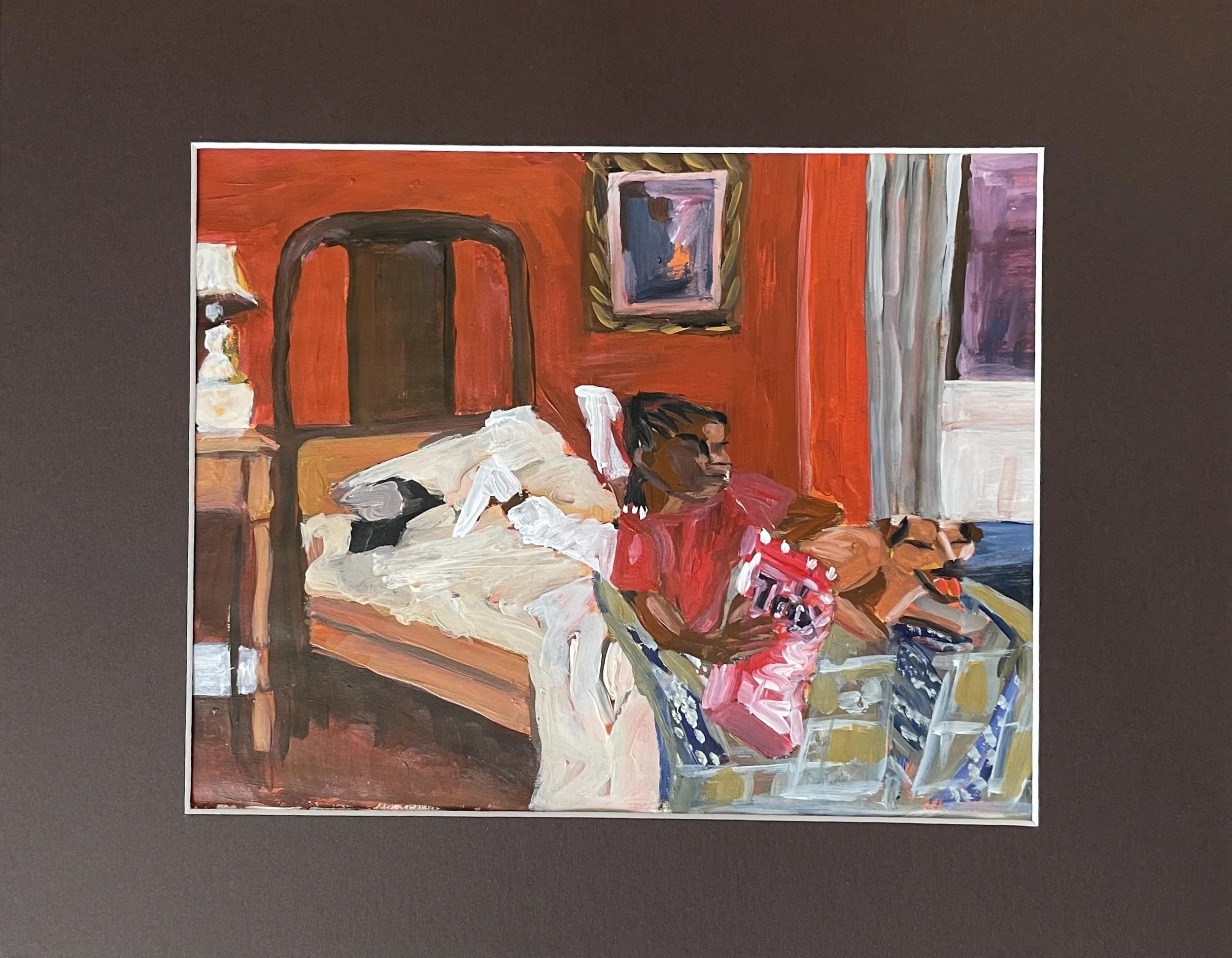 Sittin up in my Room - painting