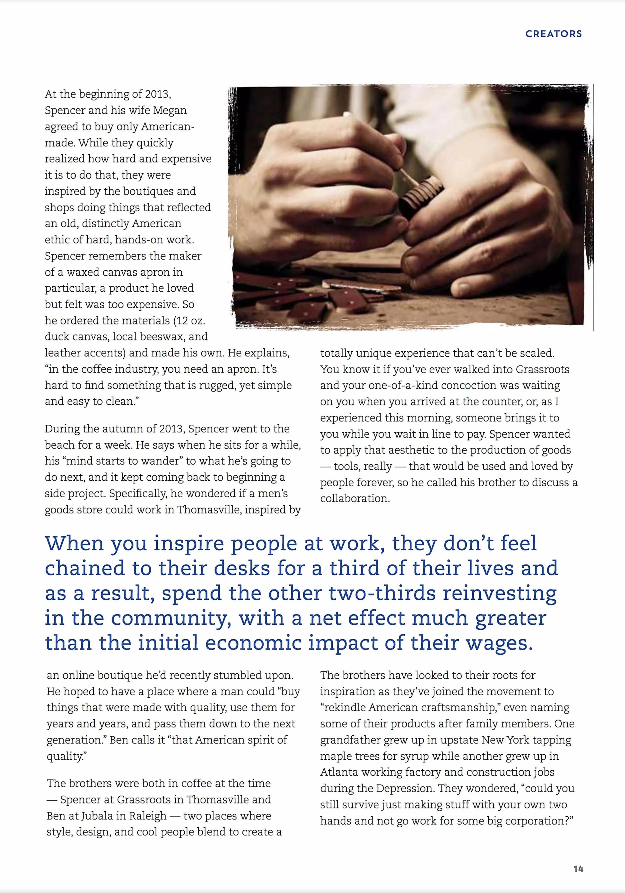 THOM MAGAZINE