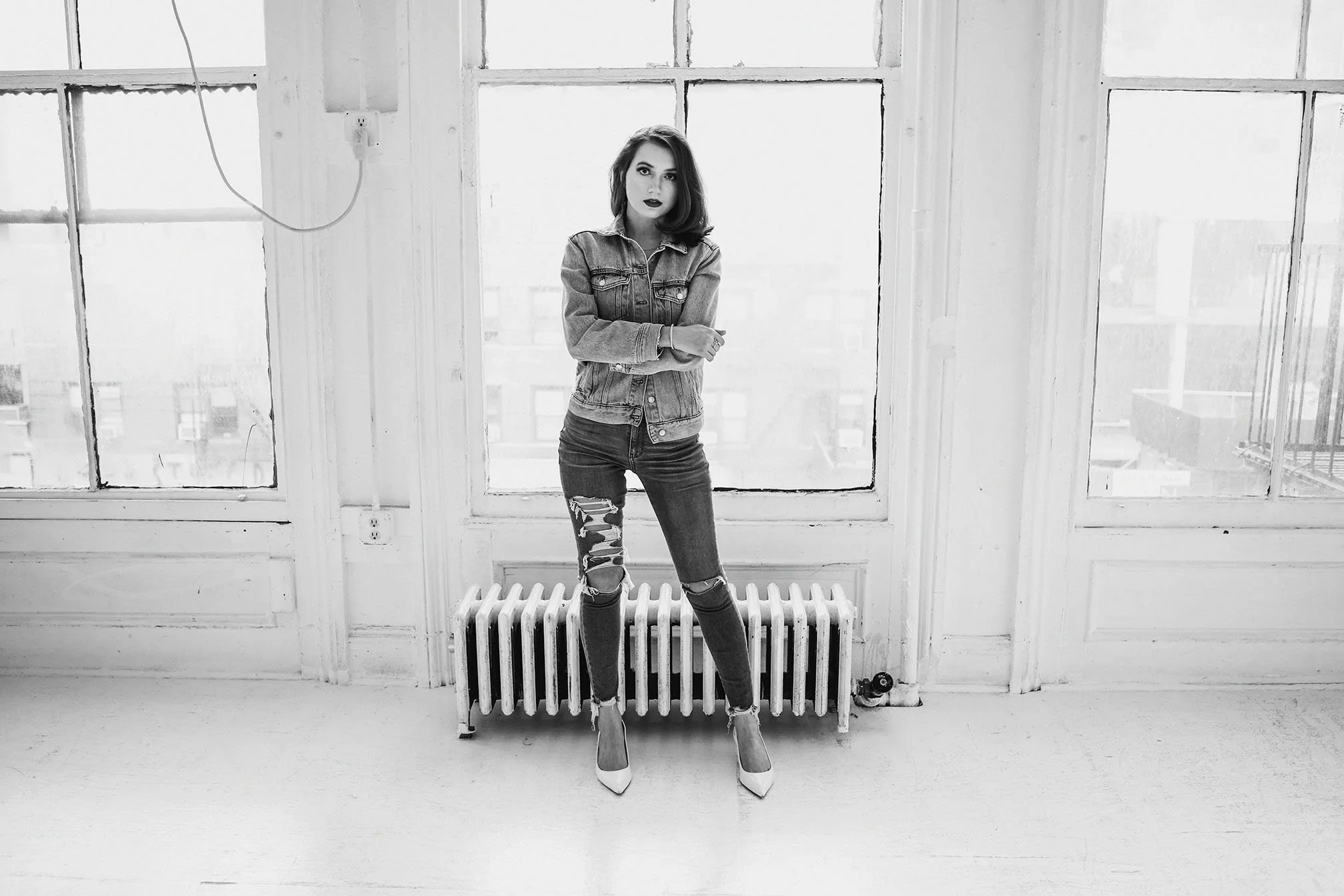  Yulia Kachalova, photographed by Daniel Shippey in Manhattan for model portfolio development. New York City Photography. New York Photographer. Nashville Photographer. Atlanta photographer. 