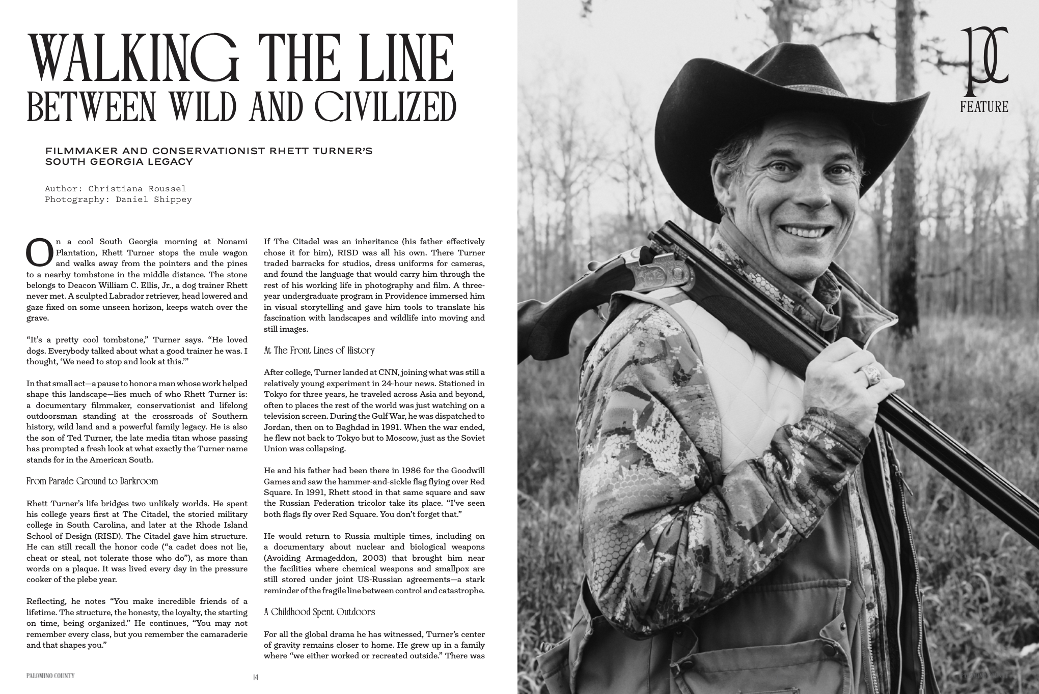 Rhett Turner for Palomino County Magazine