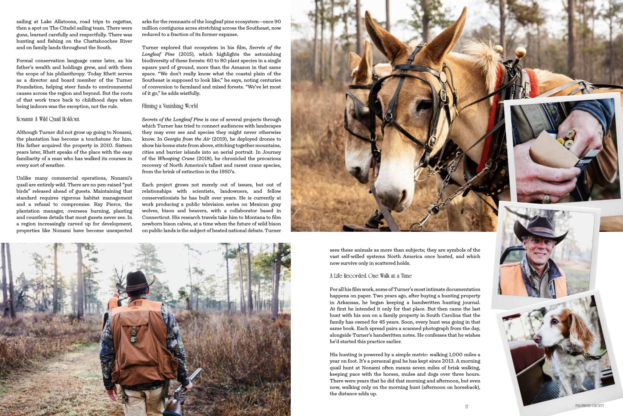 Rhett Turner for Palomino County Magazine