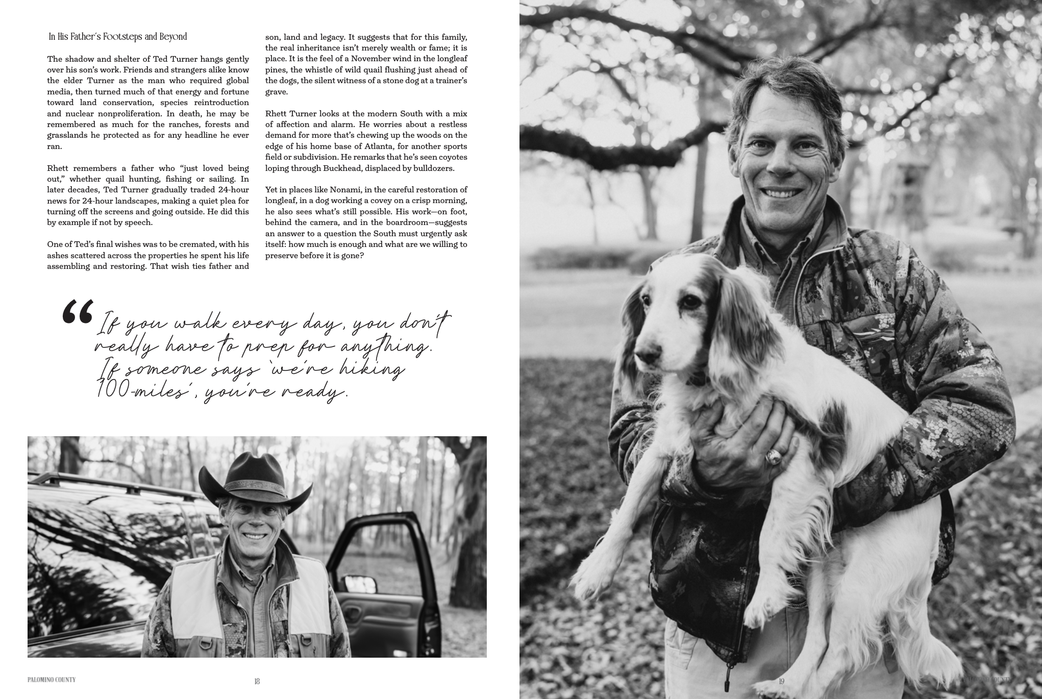 Rhett Turner for Palomino County Magazine
