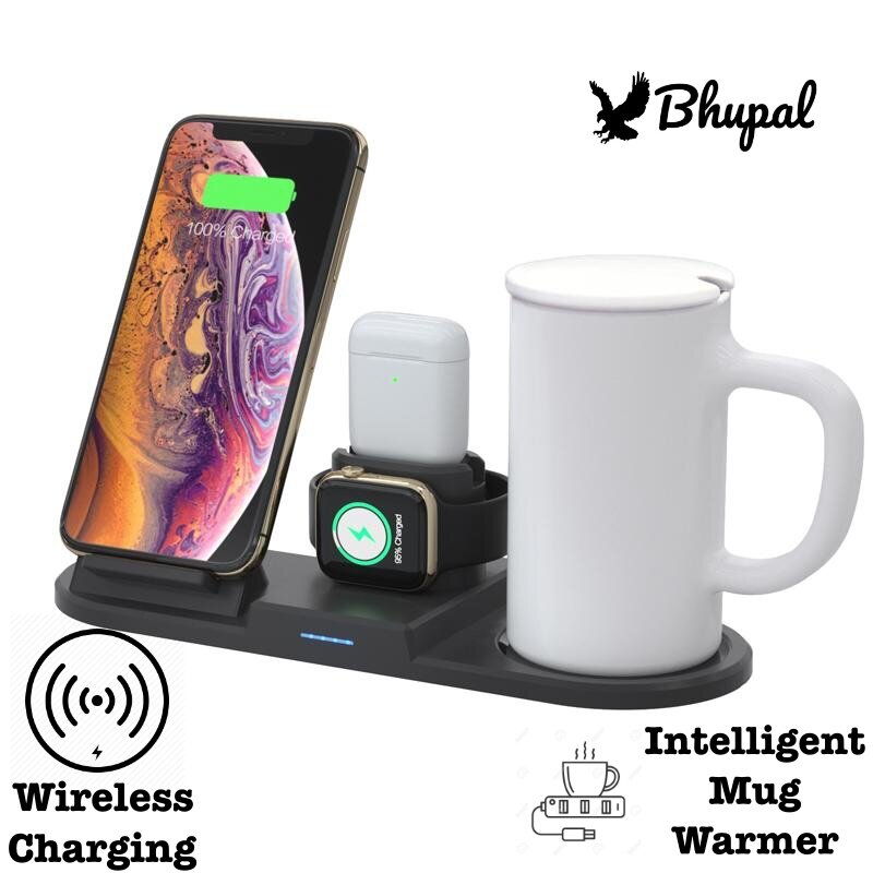 Wireless Charging Stand w/ Heated mug