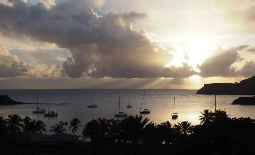 View over Galleon Beach, Antigua