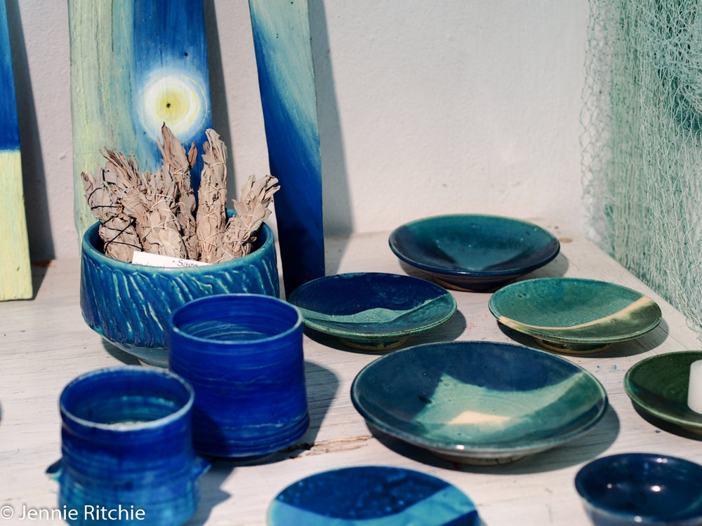 Ceramics by Nancy Nicholson. Photo by Jennie Ritchie.