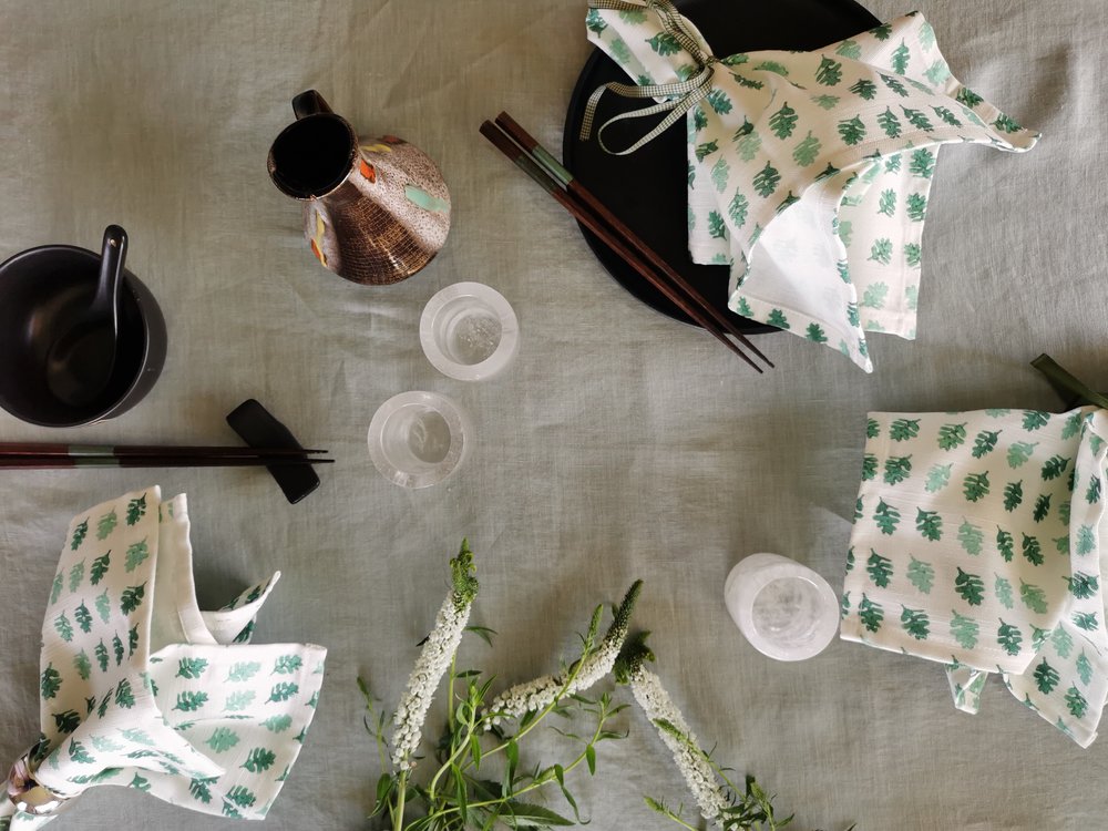Sage Green Linen Tablecloth