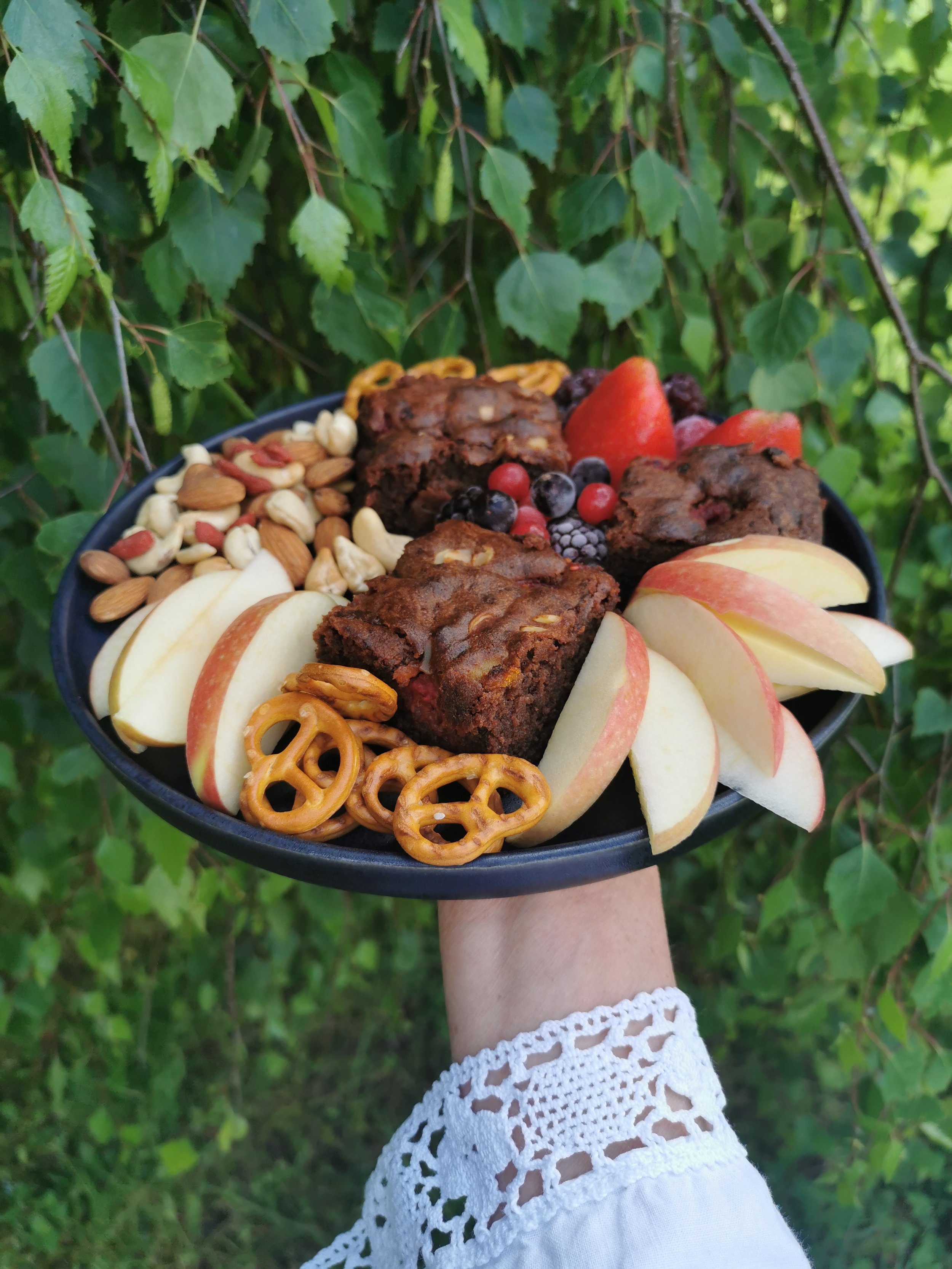 outdoor snack platter
