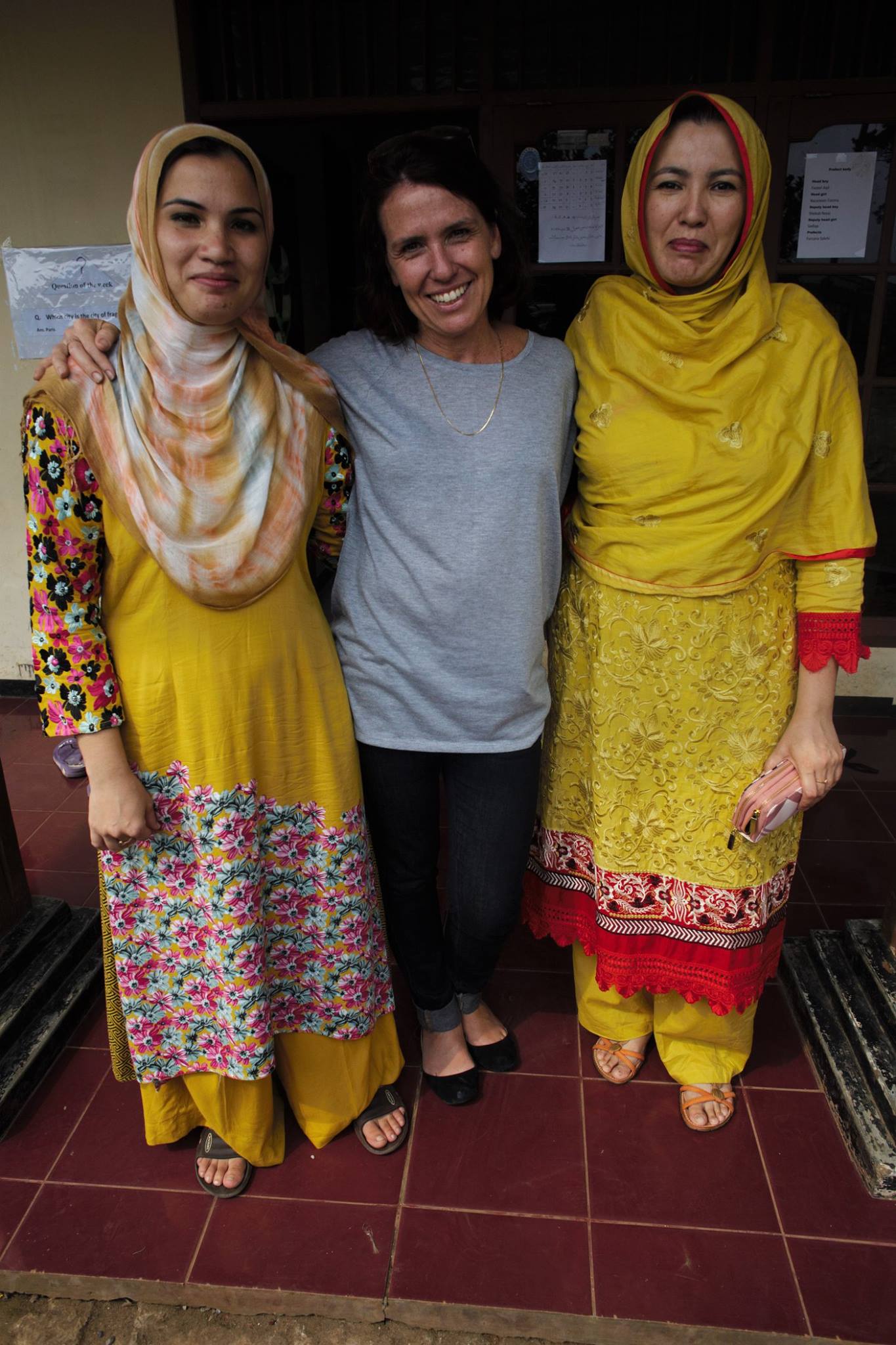 Ever supportive and lovely woman, Melanie finally visited to CRLC. The teachers and everyone loved you.