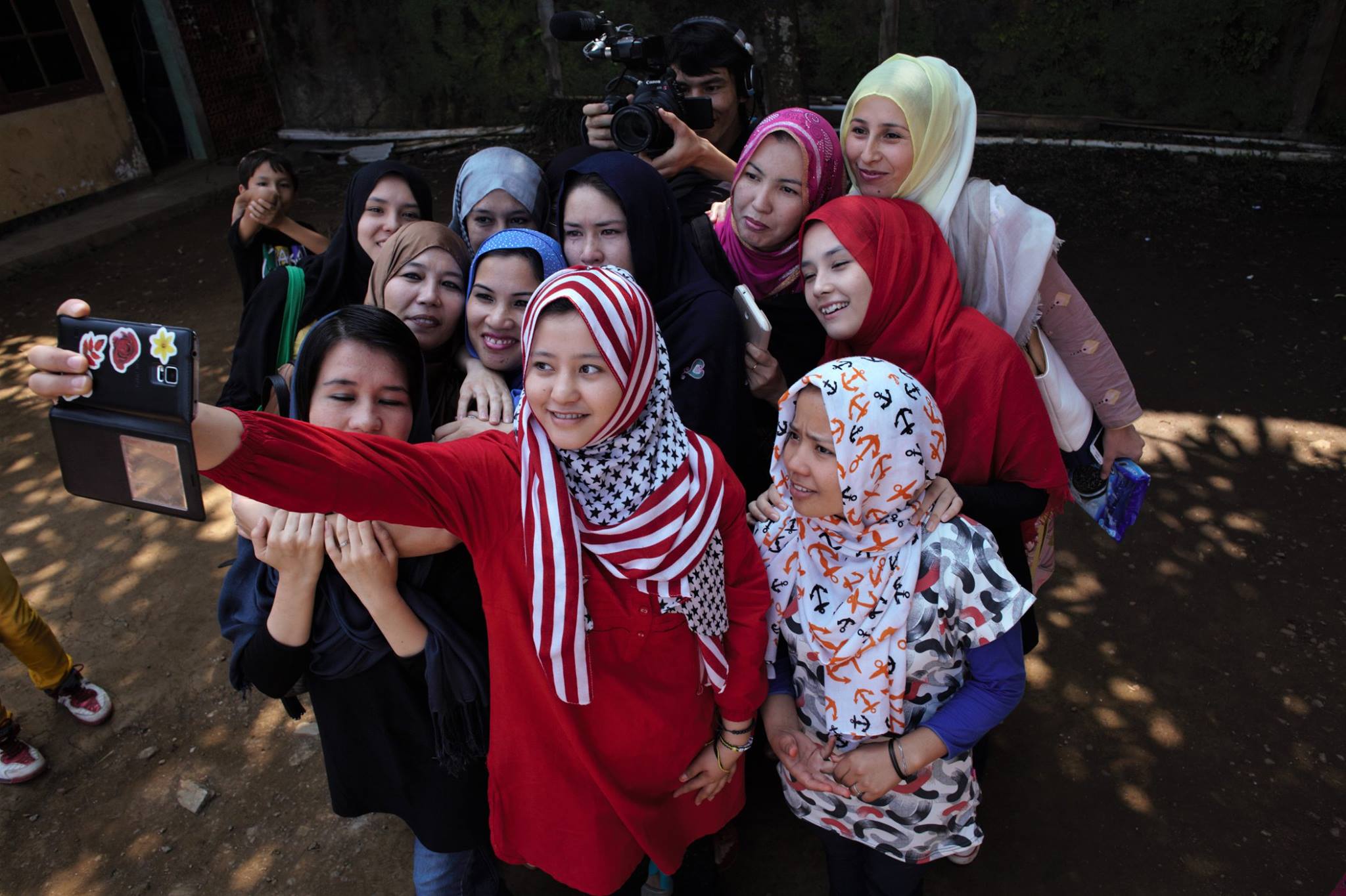 Who knows when and where we can meet again, let's take a selfie though.