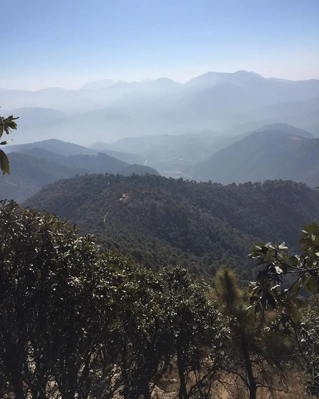 The many layers of Kathmandu.