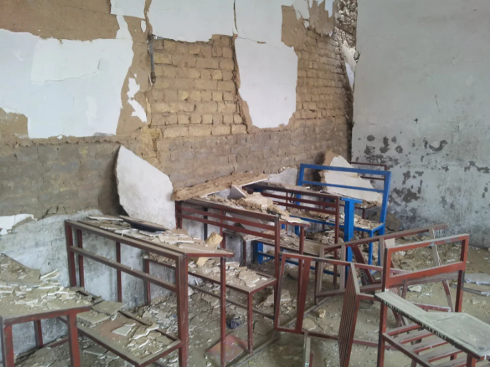 Khadim's classroom after a bomb went off in Hazara Town. Over 126 people were killed in the blast.jpg