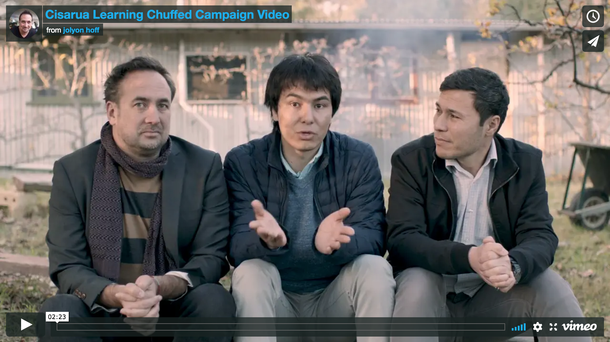 Chuffed Campaign Video. Please share!