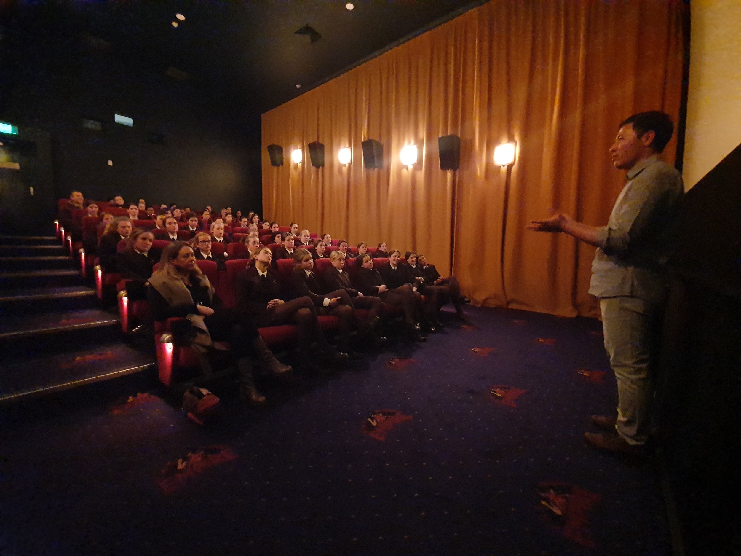 The Bowral student's questions were direct and to the point. They relished the opportunity to hear directly from Muzafar. .jpg