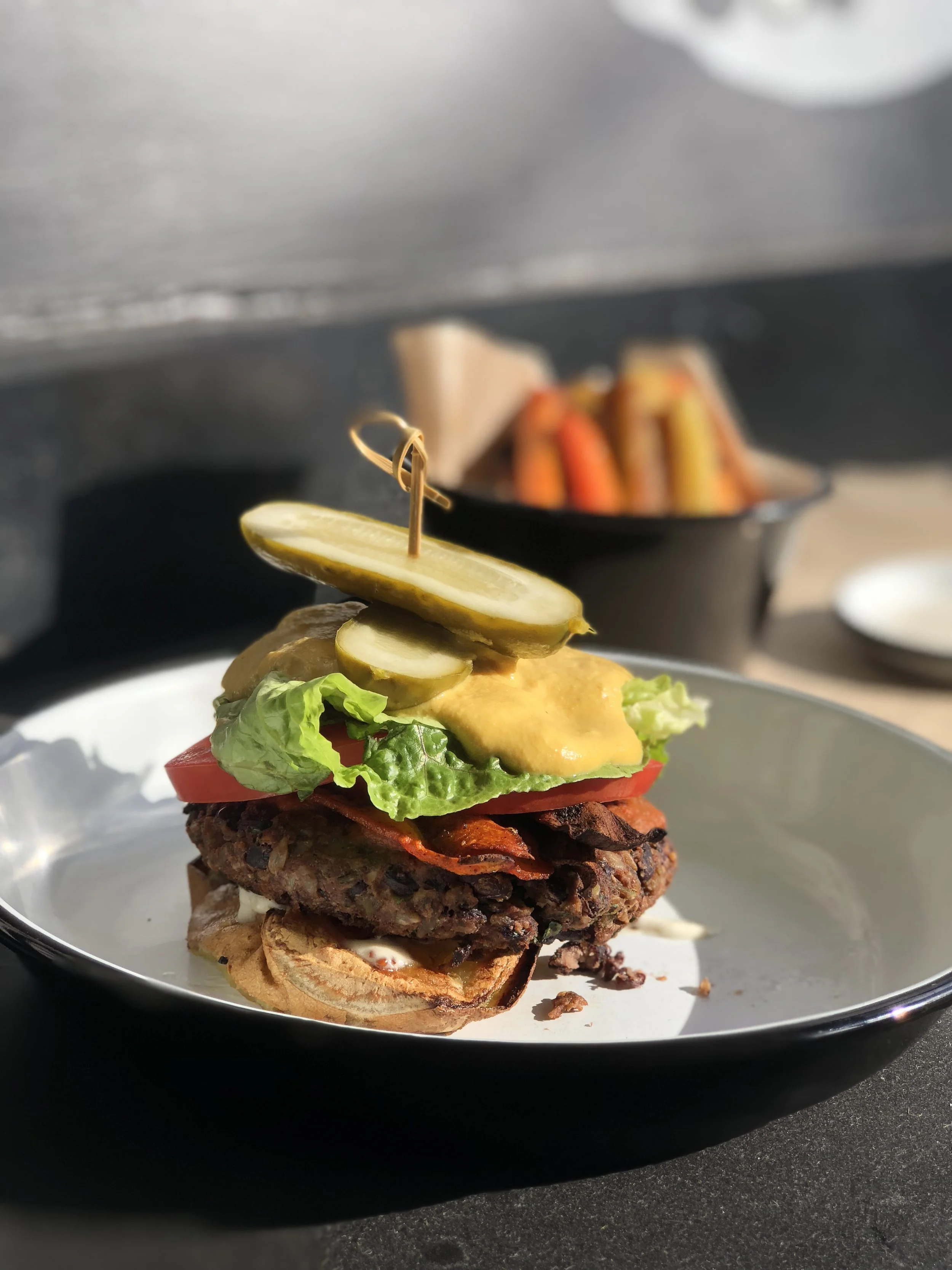 Turf Black Bean Burger