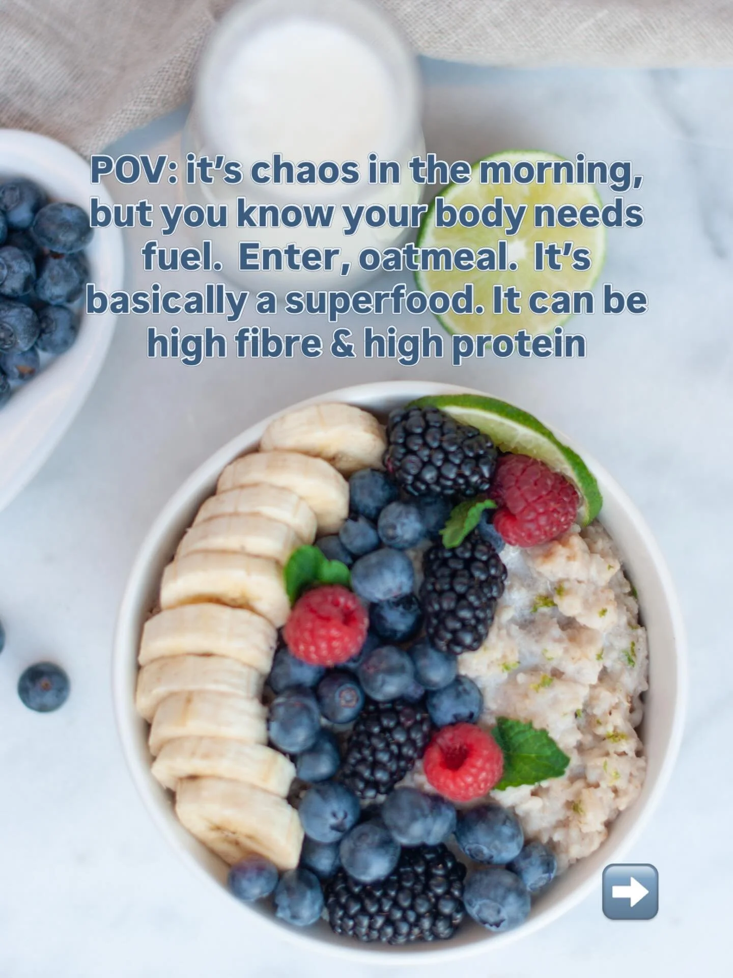 Comment LINK &amp; I&rsquo;ll dm you my oatmeal recipe, why oats are a superfood plus the benefits of eating breakfast. 

I&rsquo;d love for you to join me on my longer form content, it&rsquo;s free! You&rsquo;ll also get my mineral rich foods ebook 