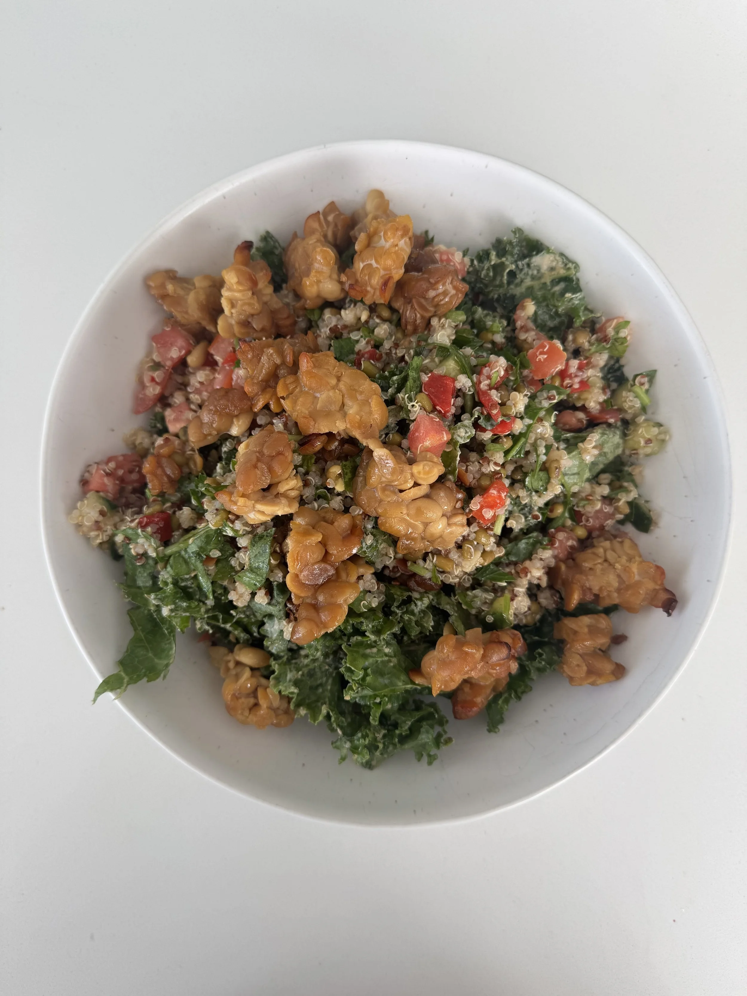 3 Ingredient Oven Baked Tempeh Recipe - High Protein & Fibre 