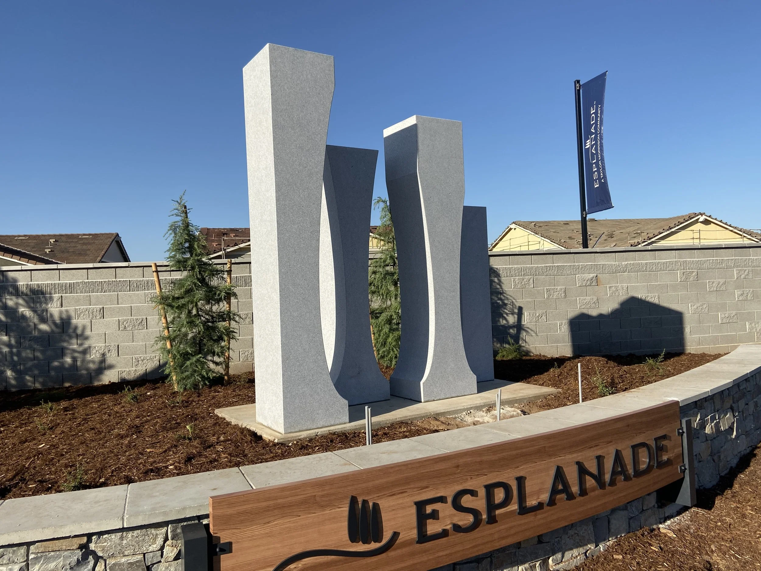 Esplinade Granite public sculpture