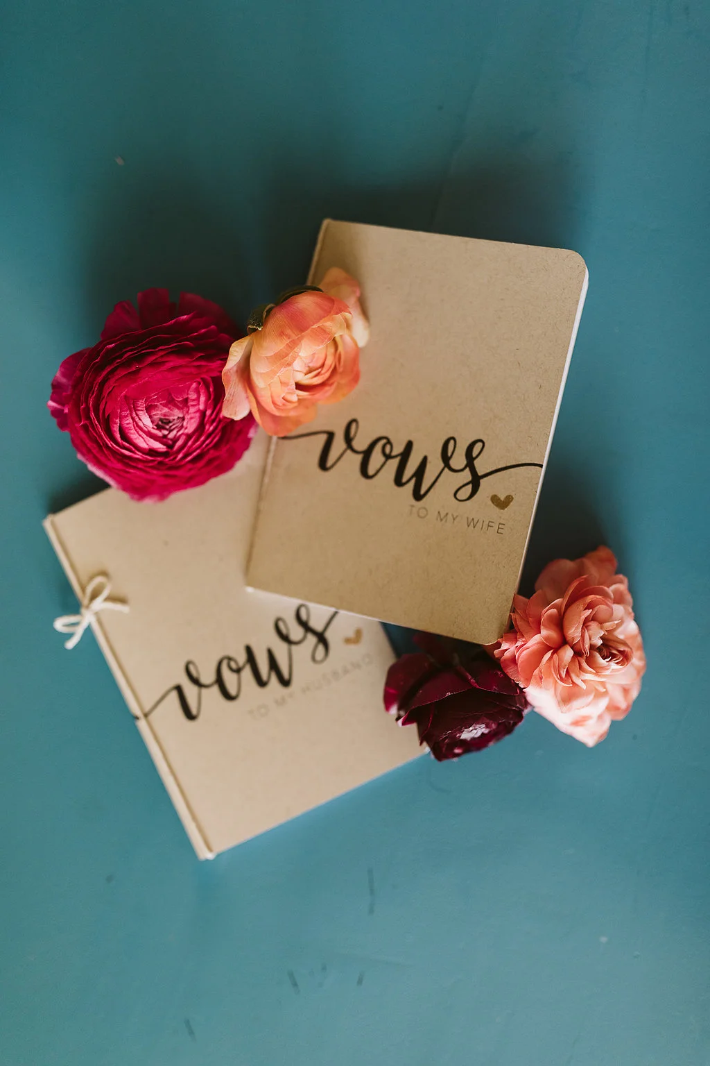 Bright and Whimsy Intimate wedding at Ruby Street, Los Angeles - Royal Bee Florals and Events - vow book idea