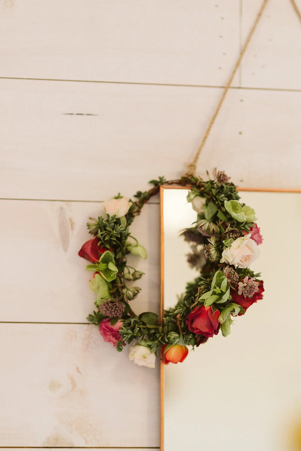 Bright and Whimsy Intimate wedding at Ruby Street, Los Angeles - Royal Bee Florals and Events - Colorful, Whimsical Flower Crown