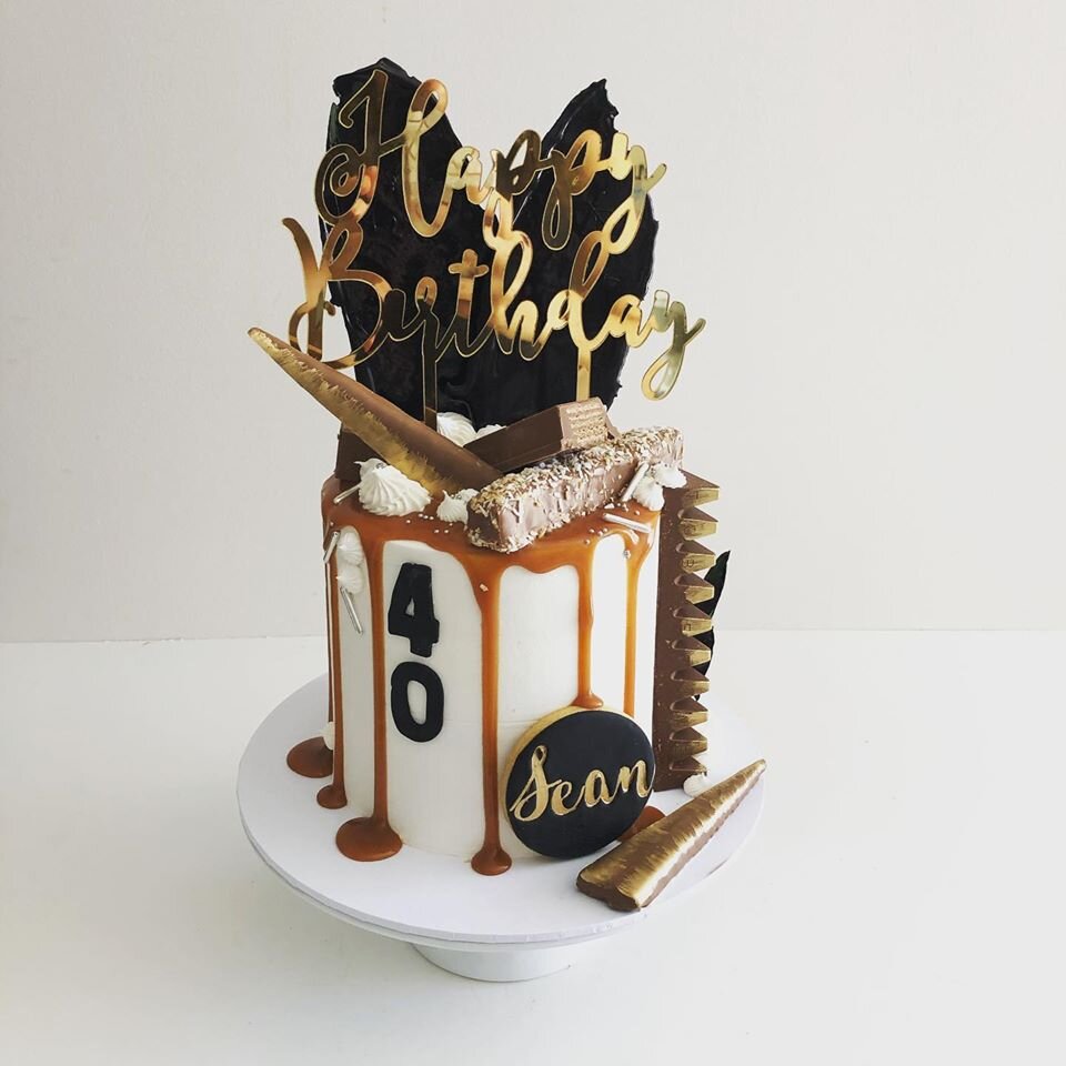 Caramel Drip 40th Cake.jpg