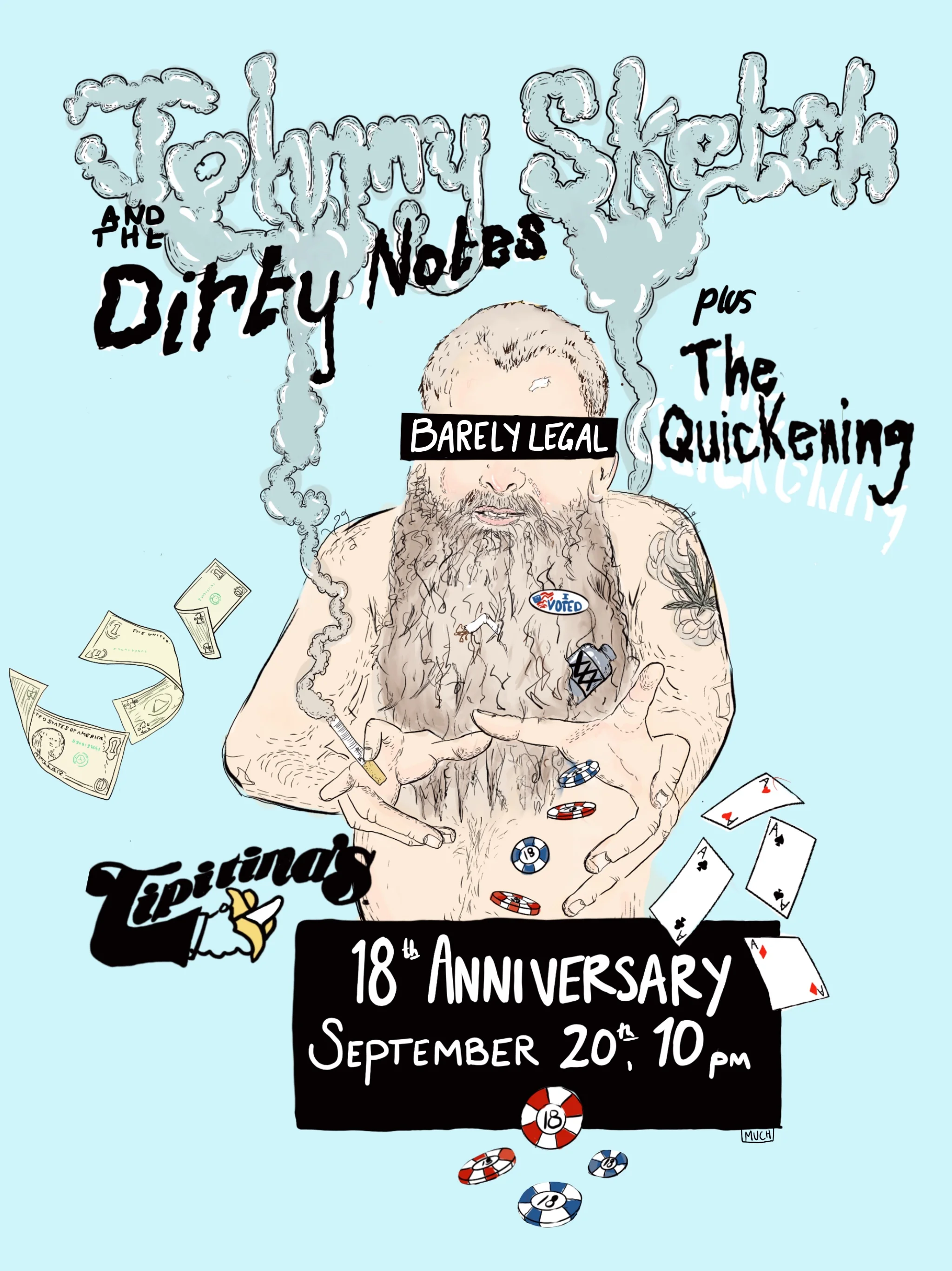 Barely Legal - Johnny Sketch and The Dirty Notes 18th Anniversary Celebration