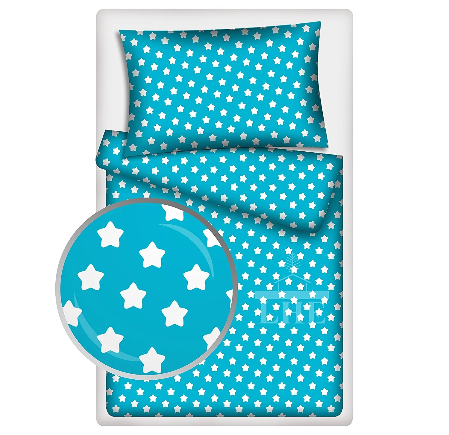 Duvet and pillow cover set white stars on blue.jpg
