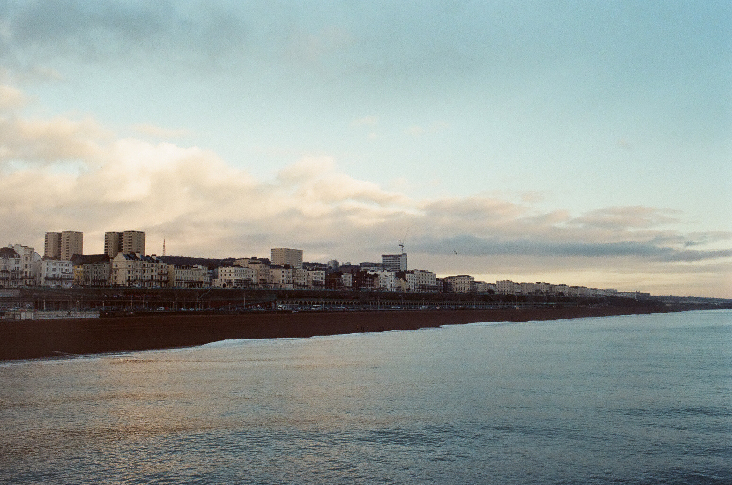 Brighton coastline canon A-1 35mm