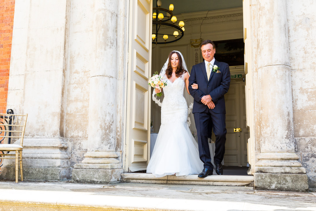 Father of the bride wedding photography