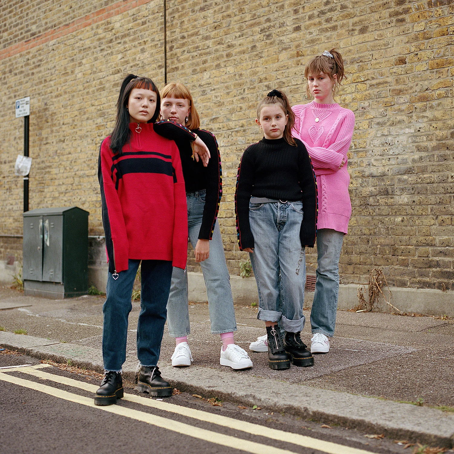 Morgan, Ruby, Betsy and Molly. Walthamstow, 2017.