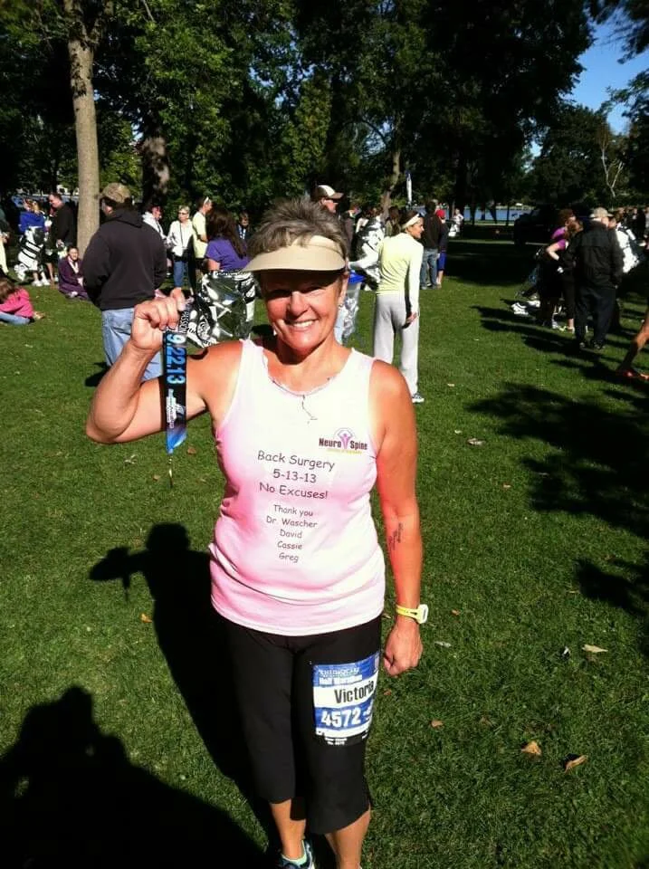 13.1 miles after back surgery