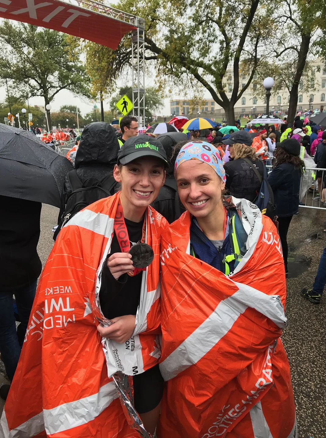 Emily finishes her first Marathon!