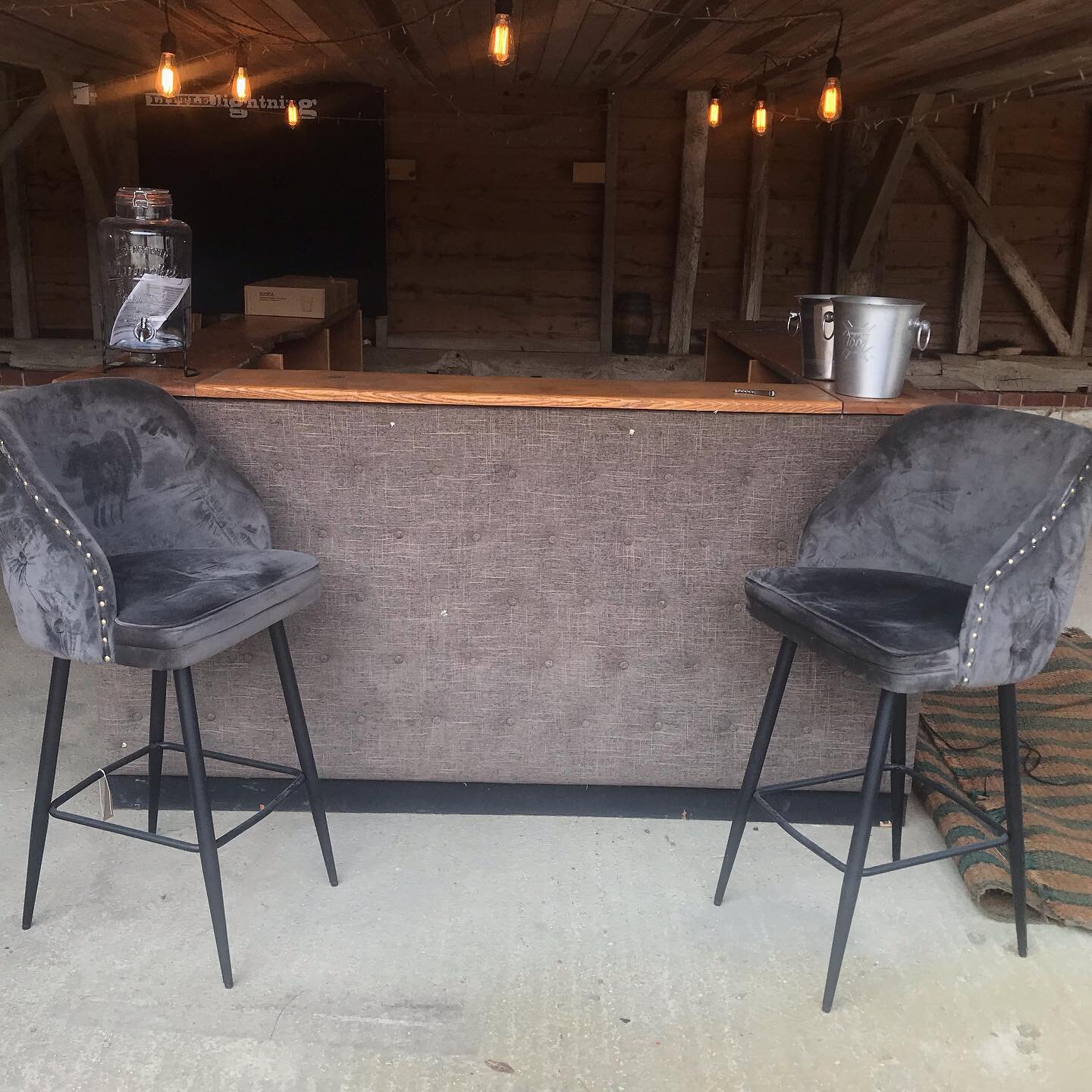&hellip; the bar is taking shape again too with some super cosy stools.
____
#littlepopup #littlelightningcinema #southdownsnp #chichester #midhurst #haslemere #petersfield
